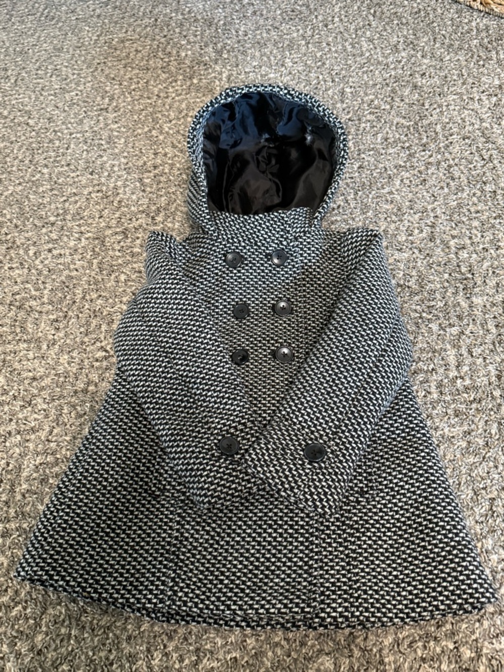 Old Navy Black and White Houndstooth Jacket